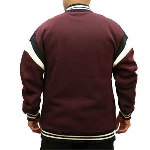 Meilleure veste universitaire pour hommes, vente en gros personnalisée, 100% coton enduit, col montant, broderie, coupe-vent, respirante, décontractée - Product Image 2