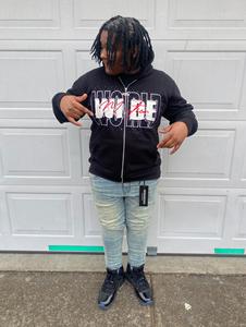 ชุดเซ็ตแฟลร์ผ้าโพลีเอสเตอร์/คอตตอนลายปักพิมพ์ลายสไตล์วินเทจ ซิปฮู้ดดี้ แห้งเร็ว ระบายอากาศดี สำหรับผู้ใหญ่ รุ่นใหม่ล่าสุด - Product Image 2