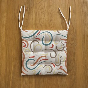 Coussin de chaise avec rembourrage épais Coussins de siège confortables avec attaches pour chaises de salle à manger Cuisine Salon et bureau - Product Image 2