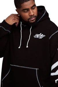 Conjunto Deportivo Informal de Alta Calidad Personalizado para Hombre, Camiseta Polo Blanca de Manga Larga con Cordones, Estilo Urbano, con Logotipo - Product Image 2