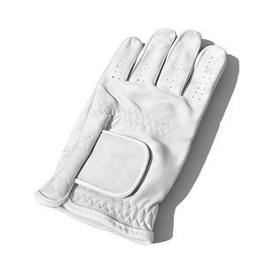 Gant de golf en cuir blanc Cabretta avec logo personnalisé pour homme et femme, main gauche, tailles S, M, L IVA-C-G-16 - Product Image 6