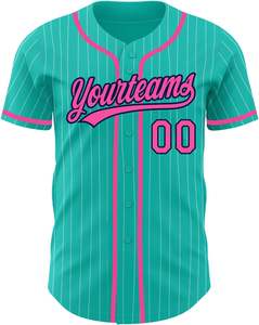 Sublimación Jersey de béisbol Equipo personalizado Camisa abotonada Tackle Sarga Nombre Número Bordado Malla Juventud Adulto Uniforme EE. UU. - Product Image 2