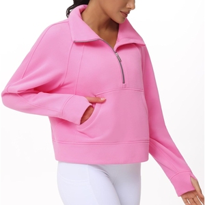 En gros Respirant Femmes Hoodies 2025 Dernier Style Solide Couleur Femmes Hoodies Personnalisés Femmes Hoodies - Product Image 4