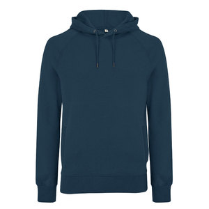 Sweat à capuche d'hiver coupe ample en molleton 100 % coton, écologique, coupe-vent, haute qualité, pour homme, avec logo imprimé sur le devant - Product Image 1