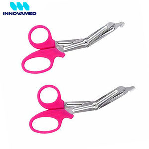 Nouveauté Ciseaux chirurgicaux EMT pour traumatismes de couleur rose avec poignée de bonne qualité à prix raisonnable par INNOVAMED - Product Image 3