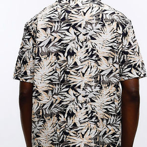 Vacation Hawaiian <b>Shirt</b> Set Allover Logo <b>Short</b> <b>Sleeve</b> Silk Camp Custom Printed Hawaiian <b>Button</b> <b>up</b> <b>Shirt</b> for Men - Product Image 6