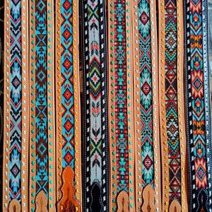 Lujoso Cinturón de Rodeo Personalizado para Vaquero y Vaquera Estilo Western con Cuentas, Tallado a Mano con Flores y Pintado a Todo Color, de Piel de Vaca con Hebilla de Aleación - Product Image 6