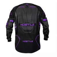 Maillot de paintball personnalisé de haute qualité, logo personnalisé, couleur, matière en mesh respirante, séchage rapide, design élégant, design personnalisé, extérieur
