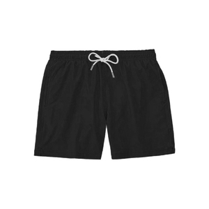 High Street <b>Men's</b> Workout <b>Shorts</b> Quick Dry Surfing Board Beach <b>Shorts</b> Comfort <b>Elastic</b> <b>Waistband</b> Black Breathable Swim Trunks - Product Image 1