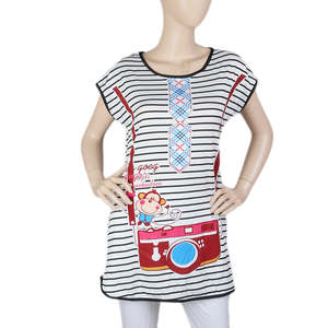 Camiseta de noche para mujer - Negra - Product Image 2