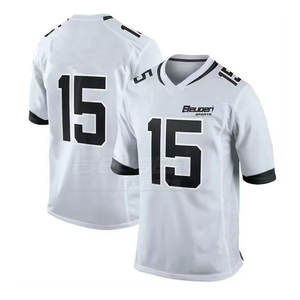 Vente directe d'usine, maillot de football américain respirant, grande taille, manches courtes, vêtements de sport personnalisables - Product Image 1