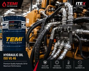 Aceite Hidráulico Antidesgaste Iso VG 100 SAE, Lubricante Temi Petroleum/Itex para Aplicaciones Industriales - Product Image 5