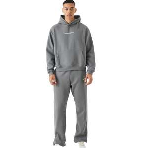 Pull pantalons de survêtement à capuche ensembles en gros polaire survêtement hiver Jogging grande taille respirant imprimé adultes - Product Image 1