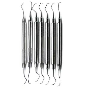 Spatule de remplissage à double extrémité en acier inoxydable Instrument de remplissage composite en résine dentaire en plastique Instruments dentaires chirurgicaux - Product Image 6