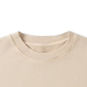 Vente en gros 100% coton ras du cou brodé pull à capuche personnalisé hommes sweats à col rond - Product Image 3