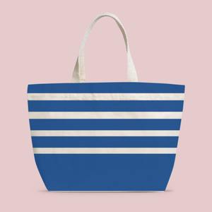 Bolso de mano de yute de lona de algodón duradero de 12oz, elegante patrón de letras, bolsa de compras reutilizable con logotipo personalizado - Product Image 3