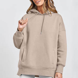 เสื้อฮู้ดดี้โอเวอร์ไซส์คุณภาพพรีเมียมสำหรับผู้หญิง  ฤดูใบไม้ร่วง ฤดูหนาว สวมใส่สบาย แขนยาว ตกแต่งด้วยลายปัก เนื้อผ้านุ่ม - Product Image 5