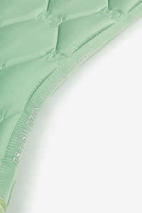Sage Brush Green Dressage Saddle Pad / Satin Saddle Pad / Quilting Saddle Pad 2024 - Product Image 2