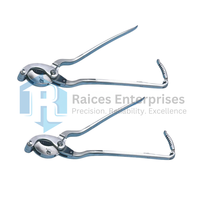 Vente chaude, émasculateur à cliquet courbé en acier inoxydable allemand de haute qualité, 35,5 cm, instruments vétérinaires, castrateur pour chevaux