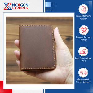 Tarjeteros de Cuero Genuino para Hombre, Delgados, Impermeables, para Tarjetas de Crédito, para Reuniones y Actividades al Aire Libre, Calidad Garantizada, Gran Venta - Product Image 2