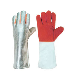 Guantes de seguridad modernos y cómodos Guantes de soldadura de cuero de gamuza de lujo de nueva moda con funcionalidad de elegancia de estilo clásico combinada - Product Image 6
