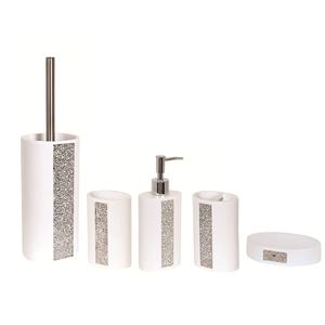 Porte-brosse à dents MSV « Luanda » en polyrésine blanche - Product Image 2