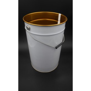 Cubos cónicos de hojalata personalizables de 292 mm con tapa de orejeta o tapa de cierre de anillo y capacidad total de 13,5 hasta 28 LT - Product Image 3