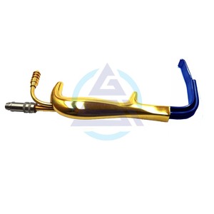 Retractor aislado con dientes 18,5 Tebbetts Fibra óptica Cirugía plástica Instrumentos de aumento de senos - Product Image 1