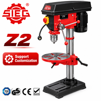 Perceuse à colonne SIEG Z2 16 mm 550 W 16 vitesses, broche MT2, table inclinable, 220-240 V, garantie 1 an pour atelier et éducation, certifiée GS CE