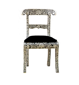 Silla con incrustaciones BoBone hecha a mano en la India Silla cómoda y fuerte de diseño para dormitorio u hotel Precio razonable - Product Image 2