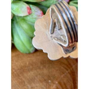 Anillo de Moda Herman Smith Royston con Turquesa, Plata de Ley, Engaste de Acero Inoxidable, Talla 9.75, Regalo - Product Image 5