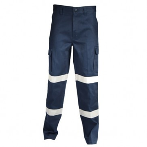 100% Polyester <b>Men's</b> <b>Work</b> Safety Pants Lightweight Reflective Workwear With Multi-Pockets Casual Straight Style - Product Image 6