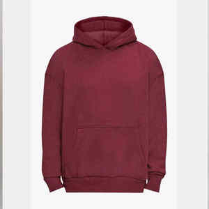 Sweat à capuche unisexe personnalisé 100% coton lourd de haute qualité uni respirant pour l'hiver Pull à capuche pour homme - Product Image 5