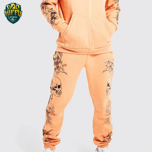 เสื้อวอร์มผ้าคอตตอนแบบสวมหัวมีฮู้ดพิมพ์โลโก้100% ตราเฮฟวี่เวทสำหรับผู้ชายดีไซน์ใหม่ - Product Image 5