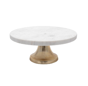 แท่นวางเค้กหินอ่อนสำหรับงานแต่งงานฐานไม้อาหารเค้กของหวาน - Product Image 4