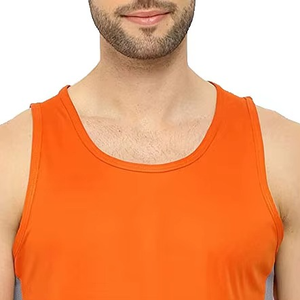 Custom Plus Size Gym Fitness Sports Workout Athletic <b>Running</b> Training Muscle Cotton Stringer Crop <b>Vest</b> Tank Top <b>Men</b> - Product Image 3