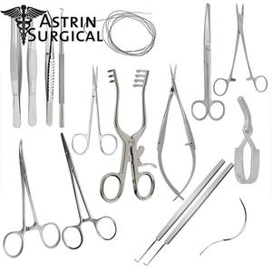 Ensemble de 78 pinces pour étudiants vétérinaires en micro-chirurgie Outils manuels en acier et en métal Base d'instruments chirurgicaux - Product Image 3