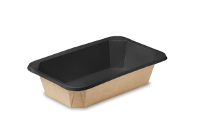 กล่องคราฟท์คุณภาพสูง 800 มล. แบบซ้อนได้ ปิดผนึกได้ กันน้ำมัน สำหรับสินค้าร้อนและเย็น พร้อมโลโก้สั่งทำ - Product Image 2