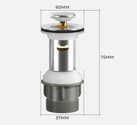 Drain de salle de bain universel en acier inoxydable haut de gamme en acier inoxydable Drain de lavabo en acier inoxydable Attrape-cheveux de salle de bain