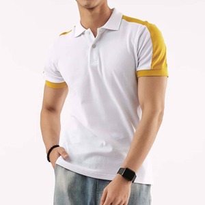 Polo classique pour hommes tissu en coton Logo personnalisé brodé sublimation imprimé polos tricotés fabrication en vrac - Product Image 5