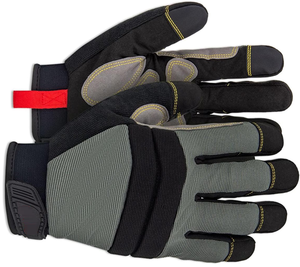 Gants de mécanicien en néoprène, microfibre, cuir synthétique, tissu élastique, vente - Product Image 2