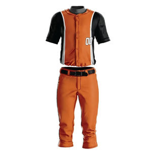 Uniforme de Béisbol Personalizado de Fábrica, Calidad Única OEM, Conjunto de Ropa Deportiva de Softbol, Impresión por Sublimación, 100% Poliéster de Secado Rápido - Product Image 1