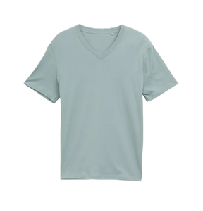 La Mejor Oferta en Camisetas Personalizadas para Hombre, Nuevo Diseño con Cuello en V, Manga Corta, Estilo Casual, Secado Rápido y Tejido de Punto de 180g, Impresión de Logotipo Económica - Product Image 3