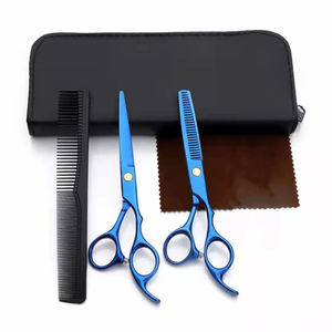 Juego de Tijeras Profesionales para Cortar Cabello, Acero Inoxidable, Rectas, Calidad Premium, Reutilizables, Duraderas, Diseño Personalizado, Color Metalizado - Product Image 4