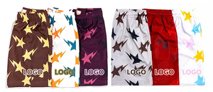 Shorts de basketball personnalisés unis avec logo, plusieurs couleurs, tissu respirant en maille, taille élastique, unisexe, vêtements de sport, grandes tailles, séchage rapide - Product Image 3