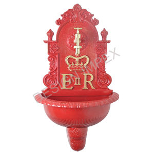 ER Wall <b>Fountain</b> with Basin Cast Aluminium Antique Style - Product Image 1
