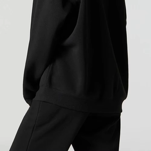 Winter <b>Long</b> <b>Sweatshirt</b> Custom Logo Pullover Cotton Fleece Mock Neck Stylish Durable Quality Casual Fashion Unisex Comfortable - Product Image 6