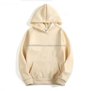 Sudadera con Capucha Extra Grande de Invierno 100% Algodón para Hombre y Mujer, Manga Larga, Informal, para Fitness, Talla Grande, Lisa, a la Moda - Product Image 6