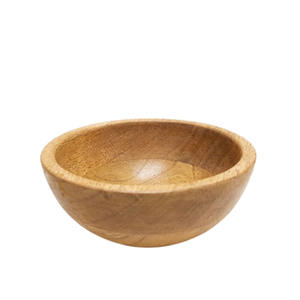 ชามไม้อะคาเซียชามกลมสีธรรมชาติขนาดใหญ่ชามเซิร์ฟเวอร์สำหรับตกแต่งร้านอาหารและห้องครัวราคาไม่แพง - Product Image 3