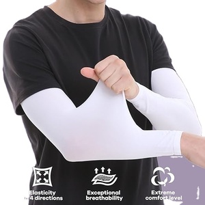 Roxun Thin Polyester Arm Sleeves for Unisex Basketball UV Protection UPF 50 - Product Image 2